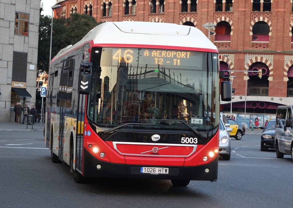 Public Bus/Night Bus, From Barcelona Airport to City Center