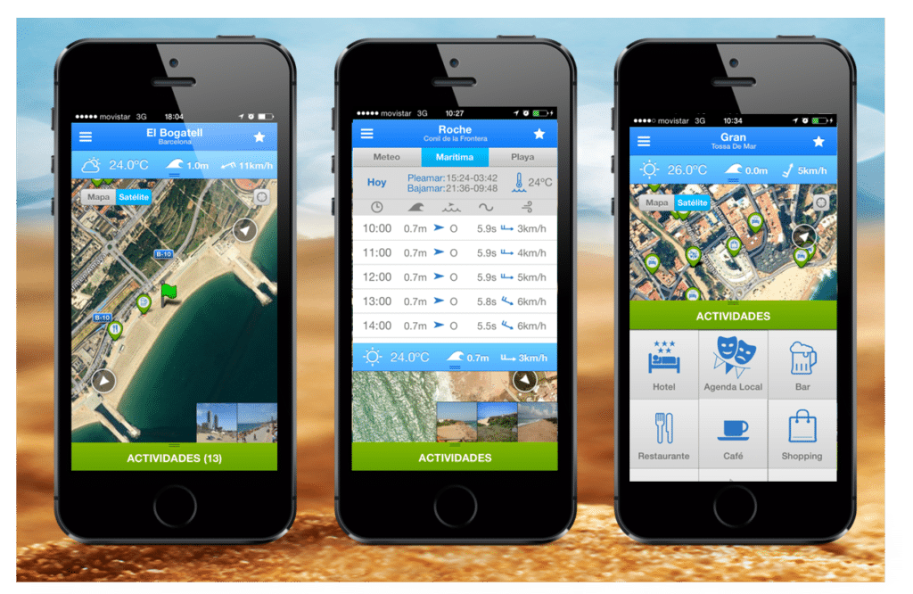 Mobile Apps to use in Barcelona: IBeach