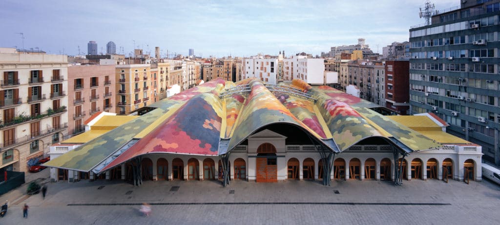 Santa Caterina Market Best free things to do in Barcelona-Santa Caterina Market