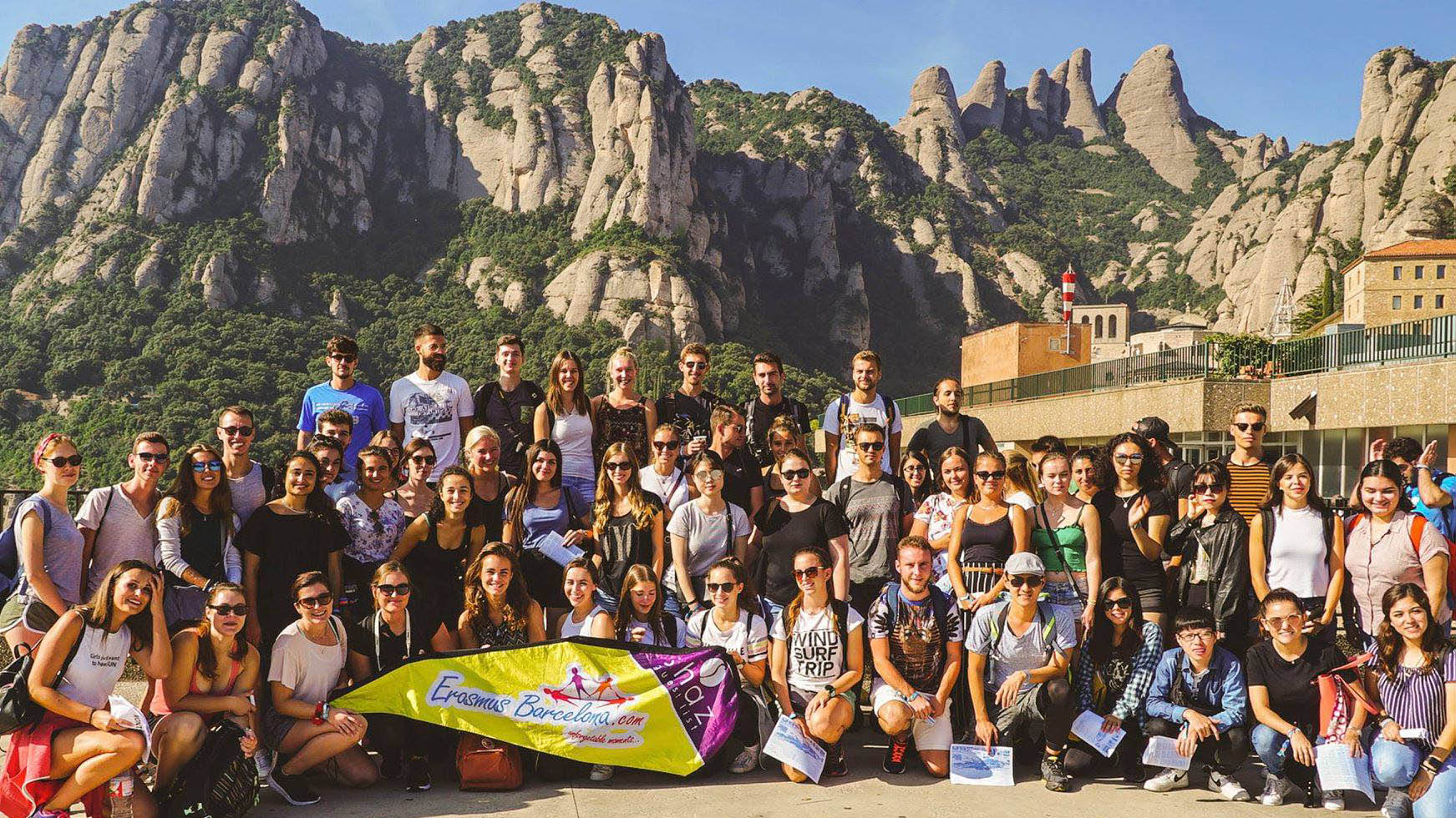 Montserrat trip organized by Erasmus Barcelona