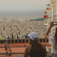 Tibidabo free bus tour Erasmus Barcelona